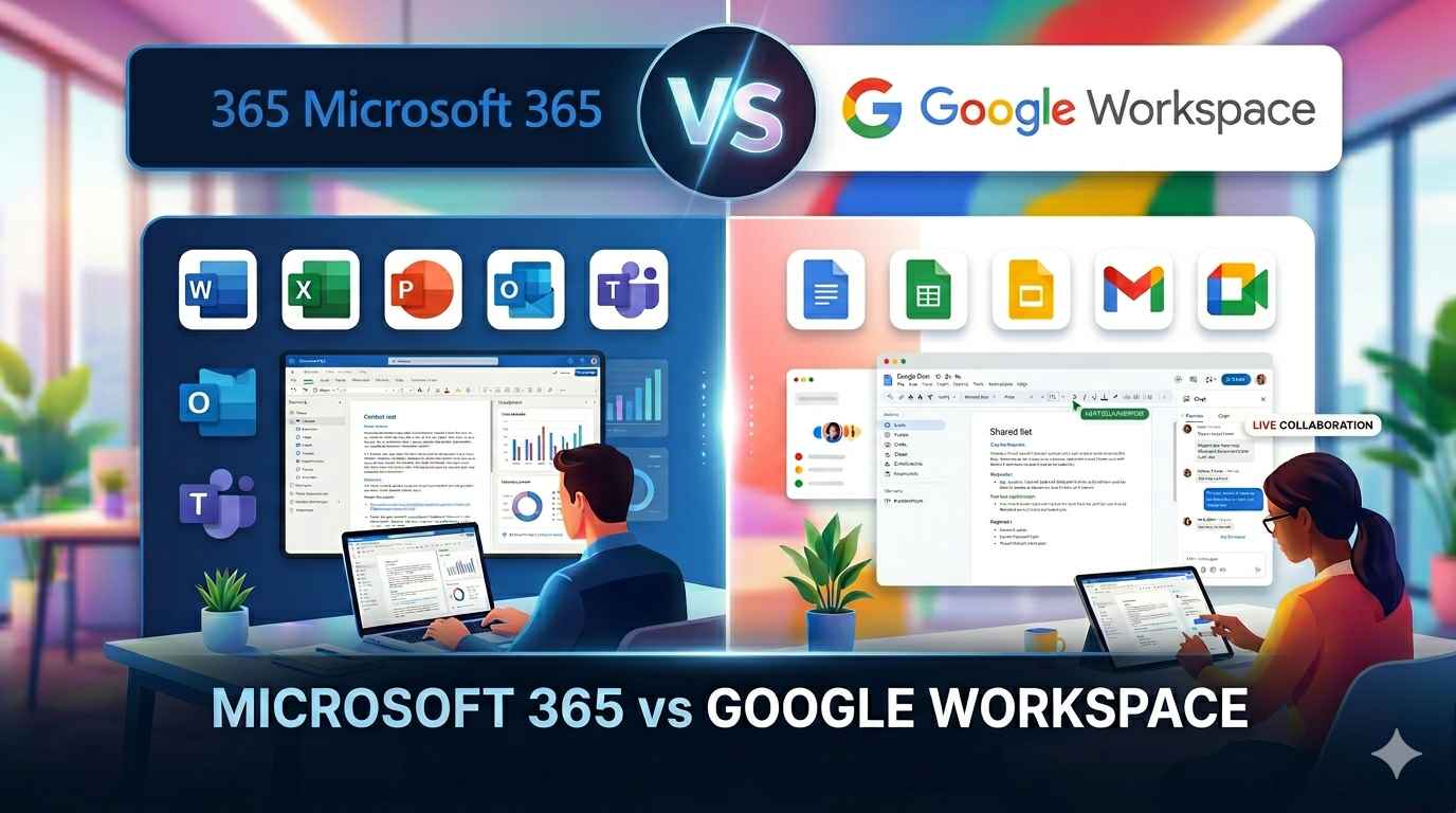 Skytech – Microsoft 365 vs Google Workspace – Which is Better in 2026?